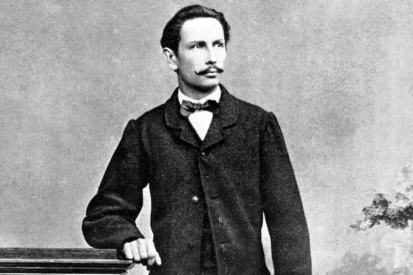 Carl Benz als Student, ca. 1860.