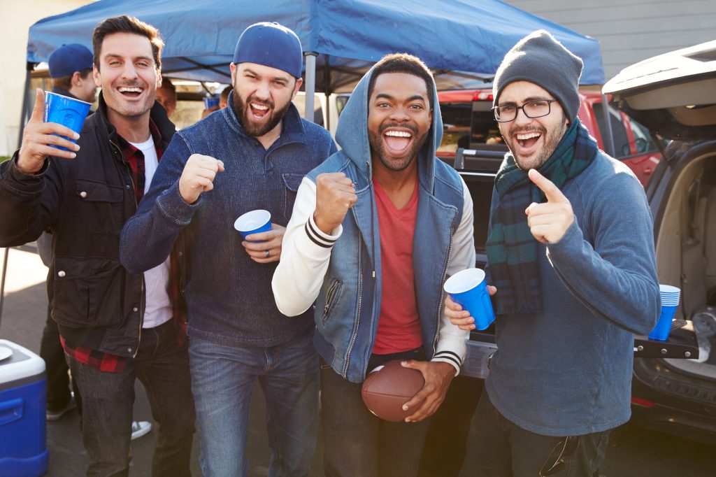 tailgate with friends