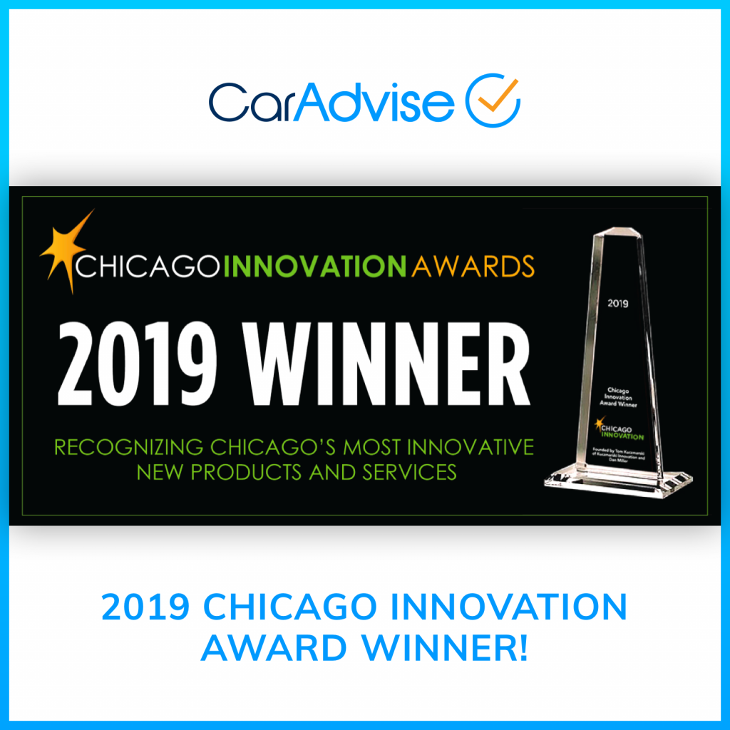 CarAdvise Chicago Innovation Award winner 2019