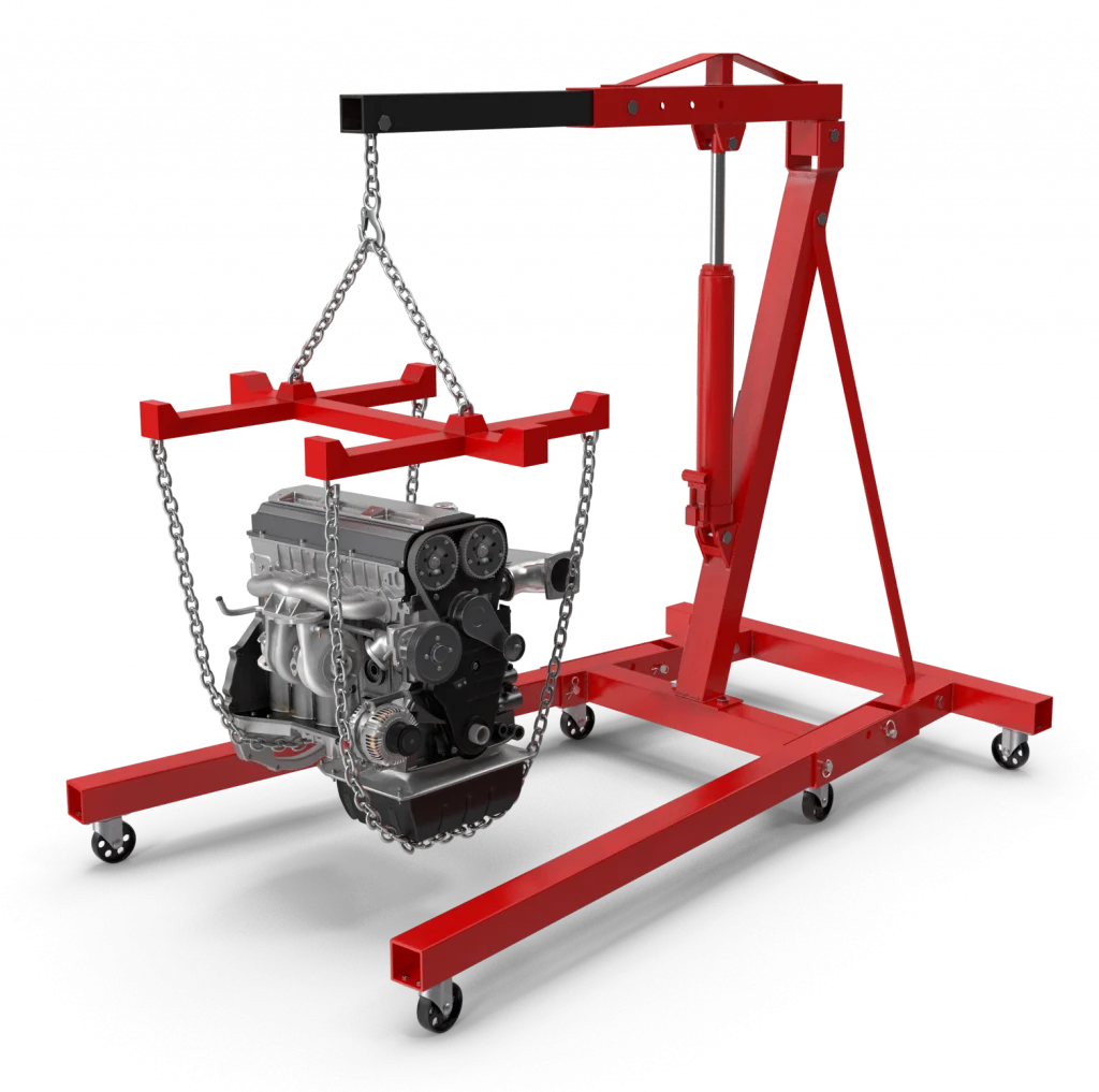 Shop-Crane-with-Engine
